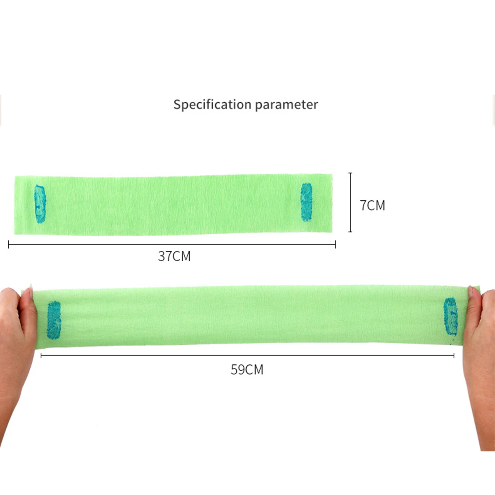 

5 Roll Stretchy Disposable Neck Covering Paper Strip for Hairdressing Stretchable Paper Hair styling accessories 2020