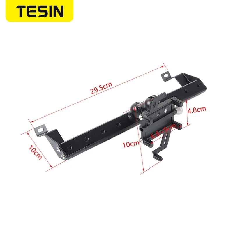 tesin gps stand holder for jeep gladiator jt 2018 car mobile phone support holder accessories for jeep wrangler jl 2019 free global shipping