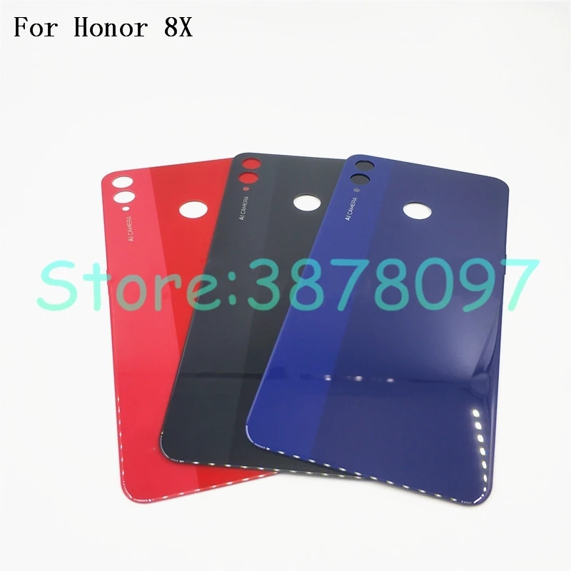 Для Huawei Honor 8X 8 X задняя крышка батарейного отсека стеклянная панель Дверь Корпус