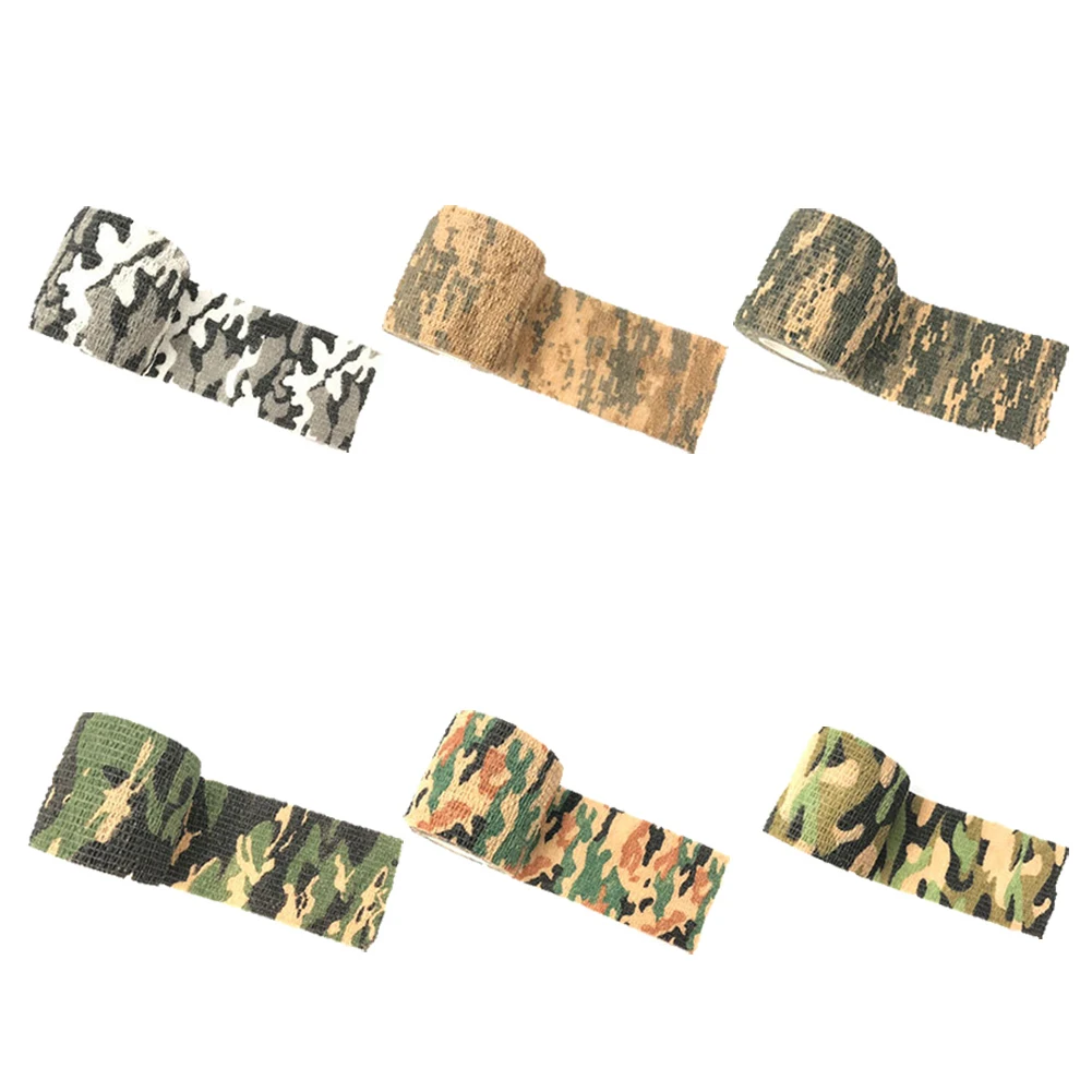 6 шт самоклеящаяся открытый стрейч камуфляж ленту повязки Охота огнестрельного
