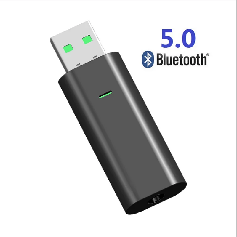 USB Bluetooth 5 0 приемник передатчик 2 в 1 Мини Стерео шумоподавление AUX 3 мм разъем для ТВ