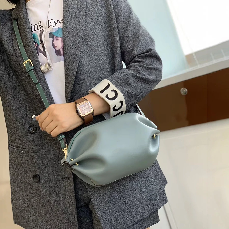 Складная сумка в форме подушки Женская шикарная модная яркая маленькая через