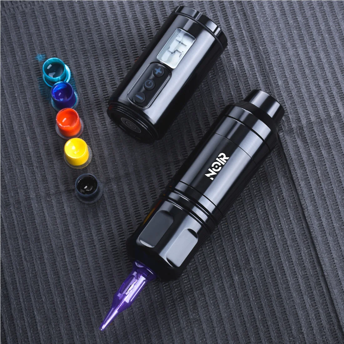 DragonHawk Design NOIR Tattoo Pen Compatible With Wireless Battery And Rca Cord Eyebrow Lip Permanent Makeup Machine Supplies