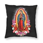 Наволочка Дева Мария Гуадалупе, мексиканская католическая Подушка, наволочка для гостиной, Наволочка украшения для дома, украшение для дома