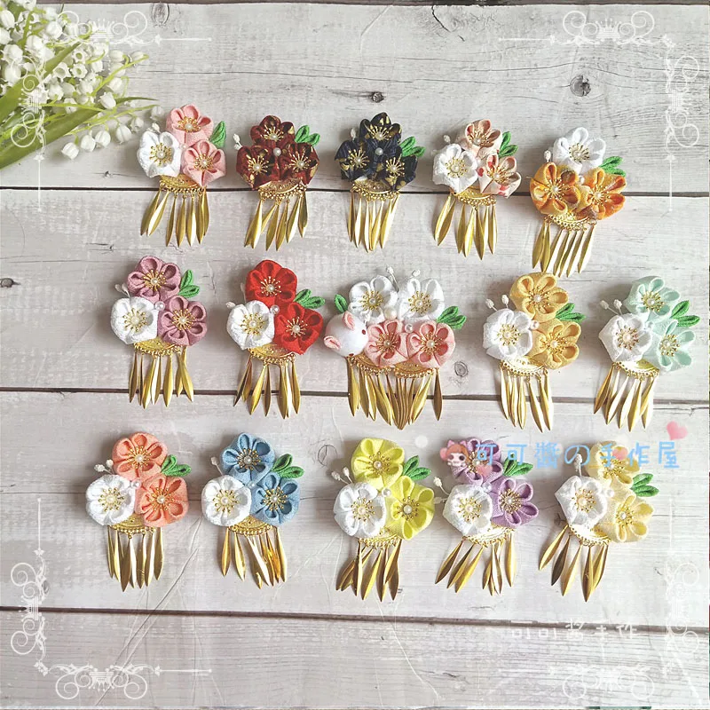 Китайский стиль и ветер аксессуары для волос тонкая работа Шелковый цветок