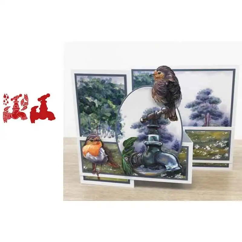 

Worn Out Faucet 2021 Arrival New Cutting Dies Scrapbook Dariy Decoration Stencil Embossing Template DIY Greeting Card Handmade