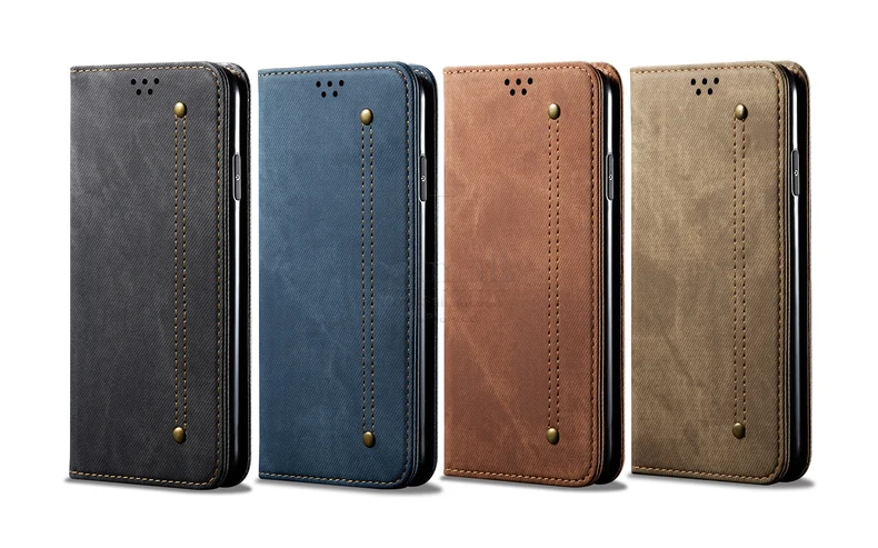 Чехол-Кошелек для Xiaomi Redmi Note 8T 8 Pro, Магнитный чехол-книжка, откидная крышка для Redmi 8, джинсовые кожаные сумки, подставка, держатель для карт