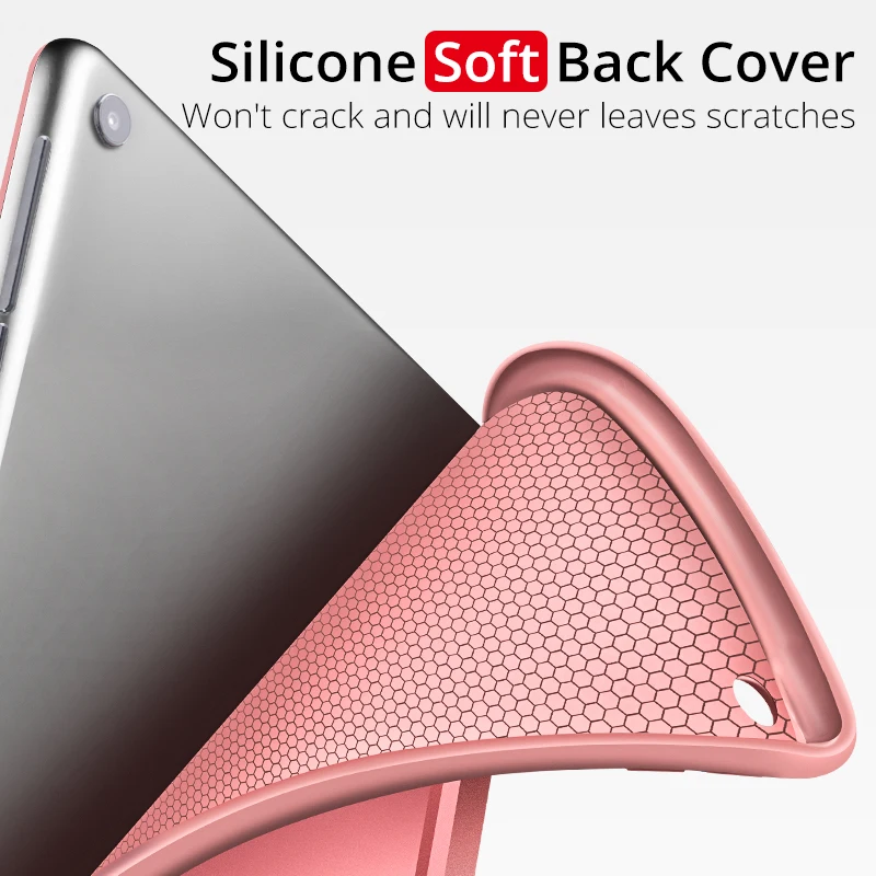 Чехол для Xiaomi Mi Pad 4 Plus, ультратонкий Магнитный чехол-подставка, силиконовый мягкий смарт-чехол для Xiaomi Mi Pad 4 Plus 10,1 Tablet Funda