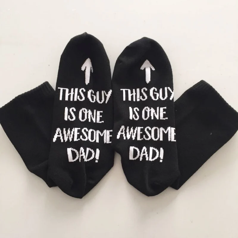 Хлопковые носки с буквами классная мама папа Веселые Игровые Носки подарок
