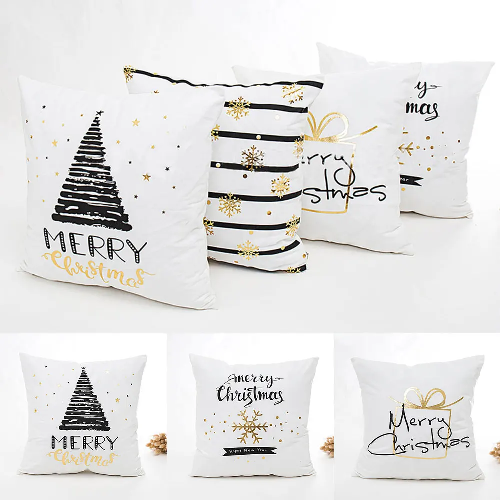 Merry Christmas Decoration for Home Ornaments Deer Santa Claus Happy Decor TOB | Дом и сад