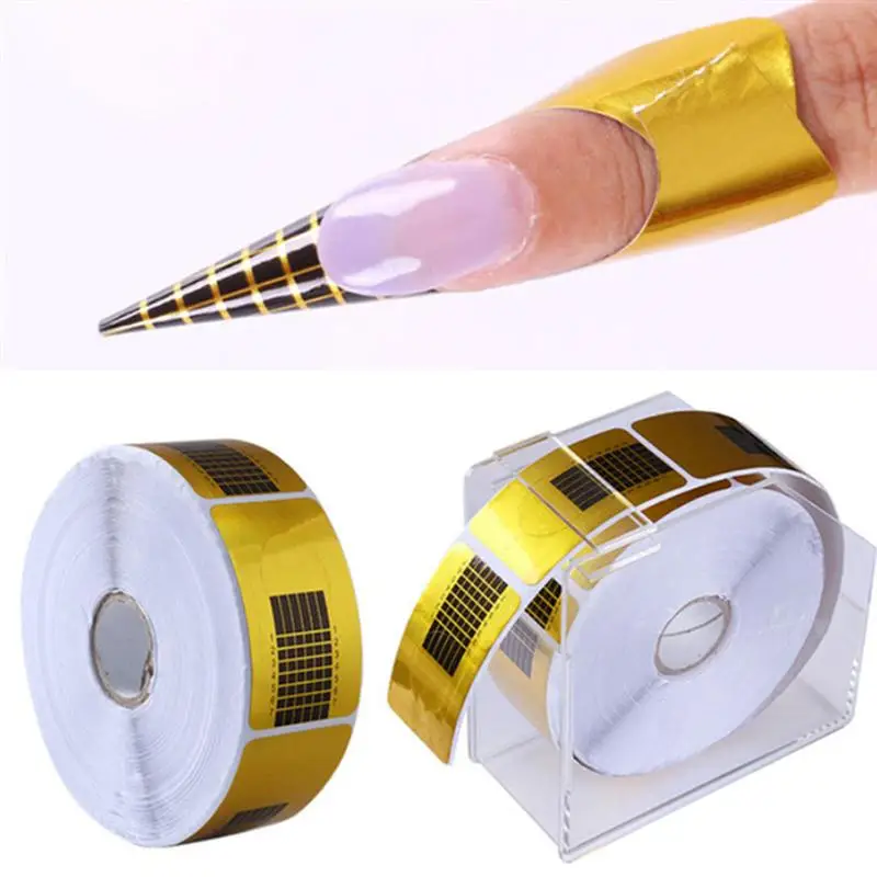 500 шт./рулон наклейки для наращивания ногтей|Стикеры и наклейки| |