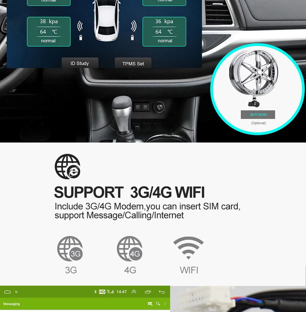 Android 9.1 2G+32G Car Multimedia Player GPS Navigation Bluetooth Radio Player for Toyota Camry 2006 2007 2008 2009 2010 2011