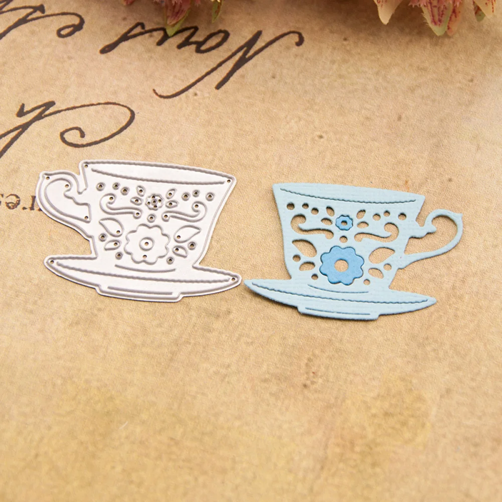 

2020 New Cup Metal Cutting Dies Stencils for Scrapbooking Album Making Embossing Paper Crafts Diecut Glass Template