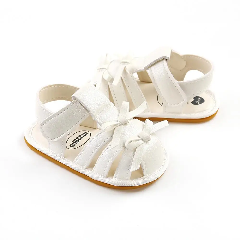

Summer Toddler Baby Girls PU Leather Breathable Anti-Slip Soft Soled Sandals