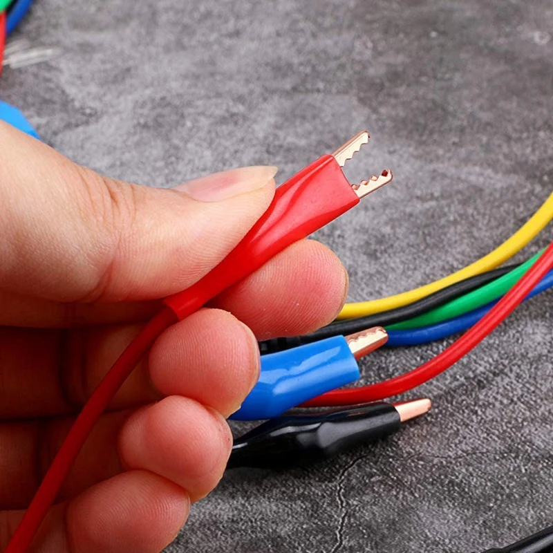 

Back Probe Kit, 5Pcs Plug to Alligator Clip Circuit Test Wires with Back Probe Pins for Diagnosis Circuit Testing