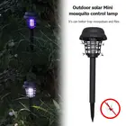 14 шт. солнечные Отпугиватель комаров светильник светодиодный фонарь для лужайки светильник Zapper Открытый вредителей насекомых лампа сада комаров лампы