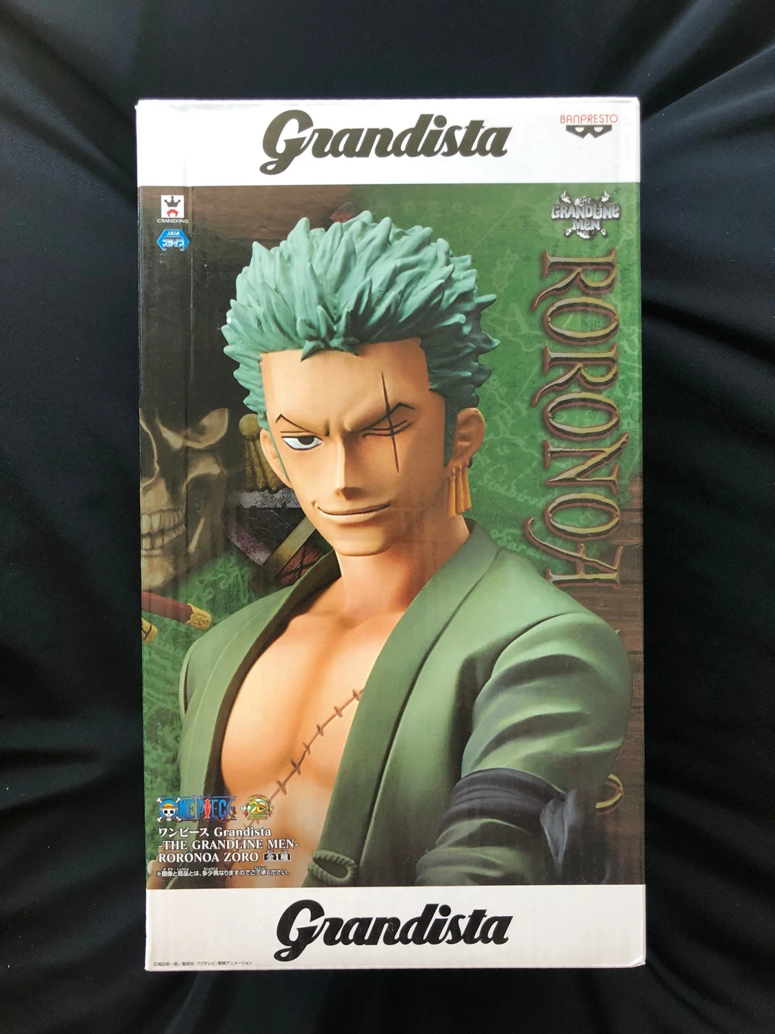 Оригинальный Banpresto одна деталь OP Grandista Grandline для мужчин Roronoa Зоро фигурка ПВХ