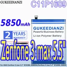 Аккумулятор GUKEEDIANZI C11P1609 5850 мАч для ASUS Zenfone 3 max 5,5 дюйма ZC553KL X00DDAZenfone 4 max 5,2 дюйма ZC520KL X00HD Zenfone3max5