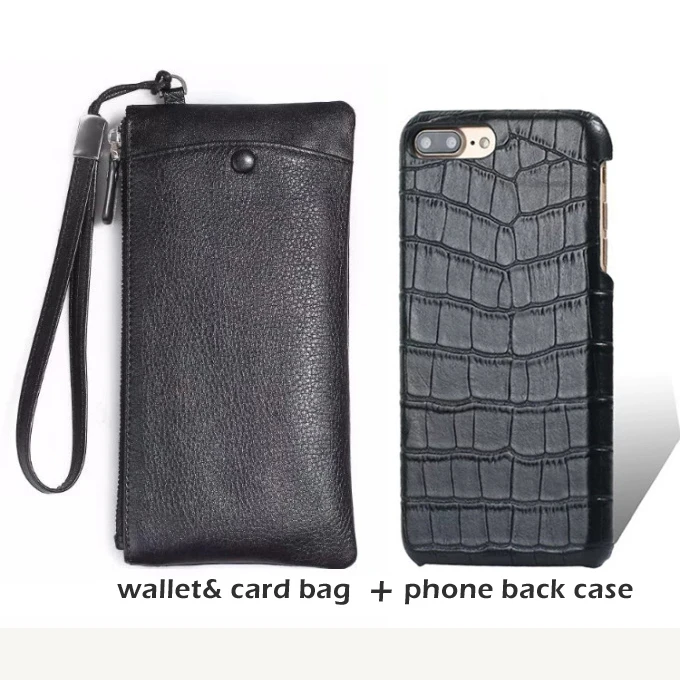 real leather wallet back cover case for iphone 7 8 plus 5 5 luxury genuine leather back cover for iphone 8plus bag fran 45k free global shipping