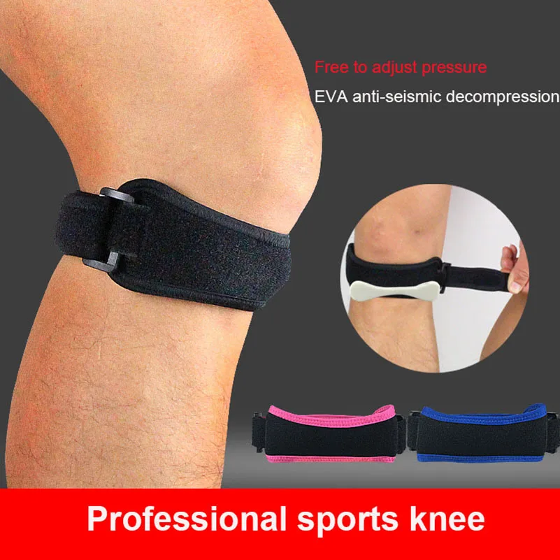 1 шт. регулируемый коленный пояс поддержка колена наколенник бандаж Спортивная