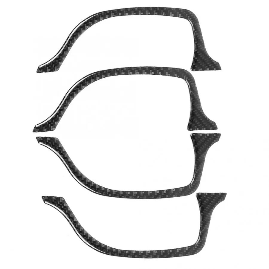 Внутренняя ручка из углеродного волокна 4 шт. отделка для Lexus NX 200 200t 300h 2014 2015 2016 2017