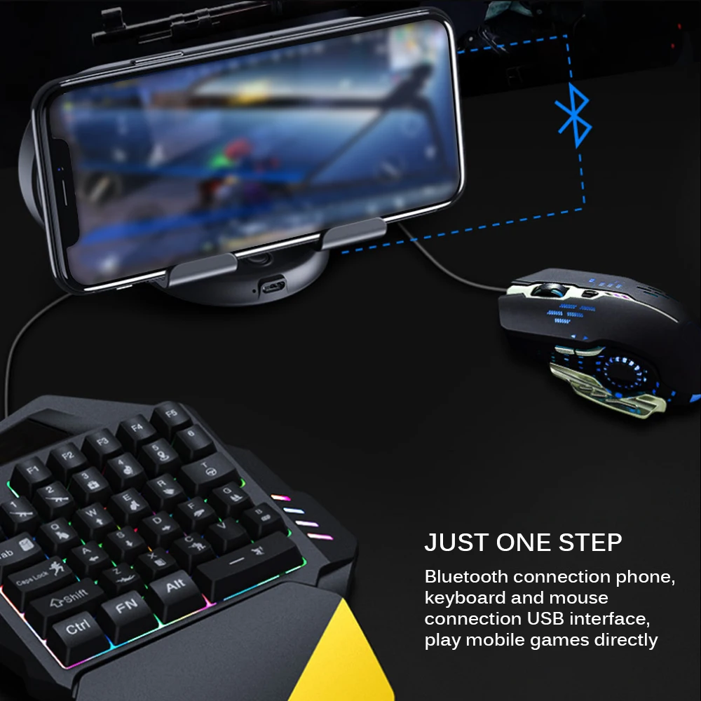 Крутой держатель телефона для Iphone Android Bluetooth игровая клавиатура мышь конвертер