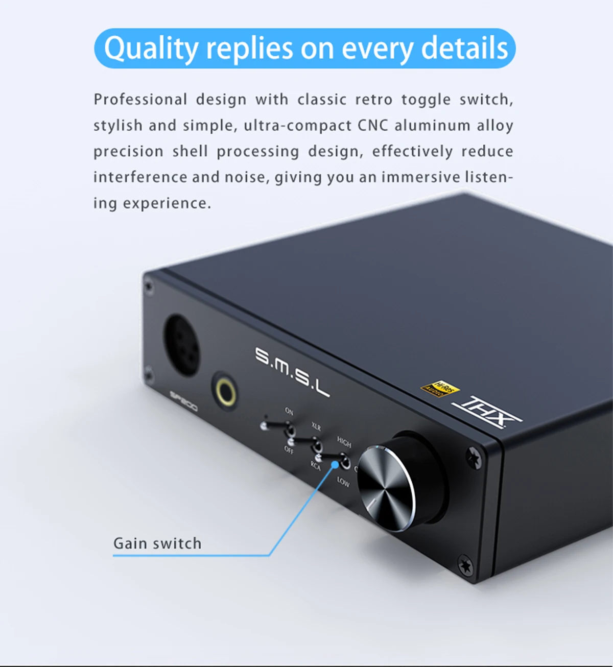 SMSL SP200 THX AAA 888 технология усилитель для наушников OPA564