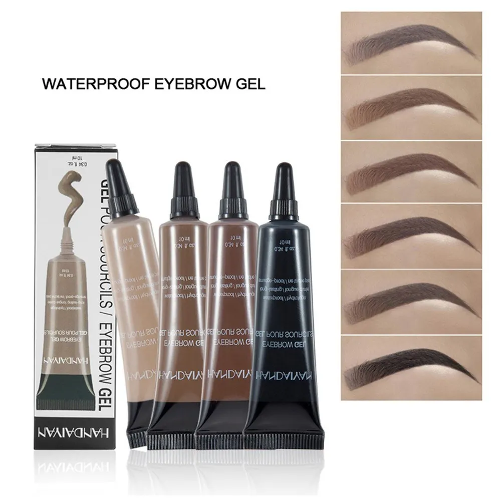HANDAIYAN Makeup Cosmetics Eyebrow Gel Stereoscopic Cream Long Lasting Sweat-resistant Waterproof 10ml | Красота и здоровье
