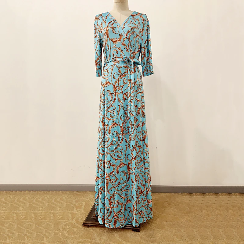 

Vestidos de fiesta Boho Maxi Dress Summer Dress for women2021 long to the floor dresses Split dress robe femme