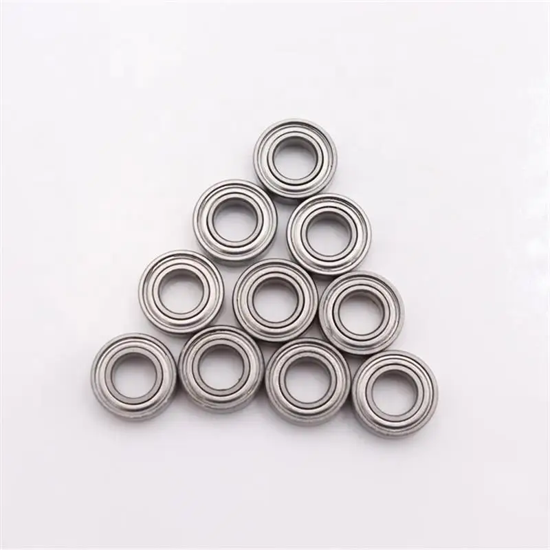 100pcs R144ZZ R144 ZZ shielded bearings inch 1/8 '' x 1/4'' 7/64'' miniature ball bearing 3.175 6.35 2.78 mm |