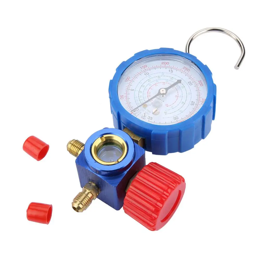 Манометр и манометр для R12 R502 R22 R410 R134A хладагента 500/800PSI|Манометры| |