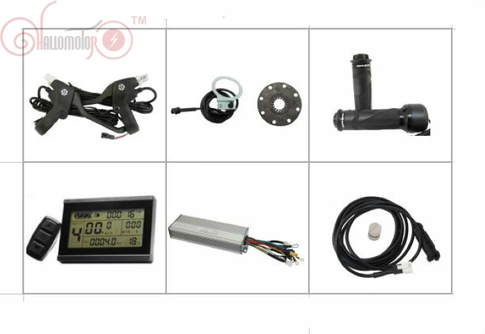 

24/36 в 48 в 500 Вт 750 Вт контроллер электровелосипеда с регенеративной и обратной функцией, ЖК-дисплей, PAS дроссельная заслонка