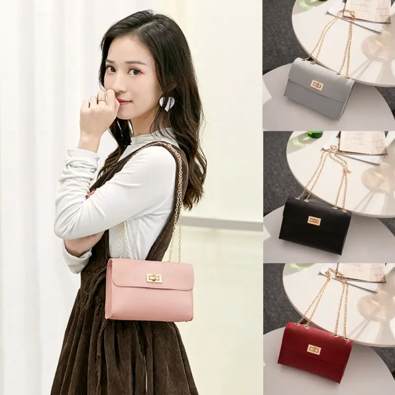 Женская сумка из ПУ кожи с цепочкой|Сумки ручками| |