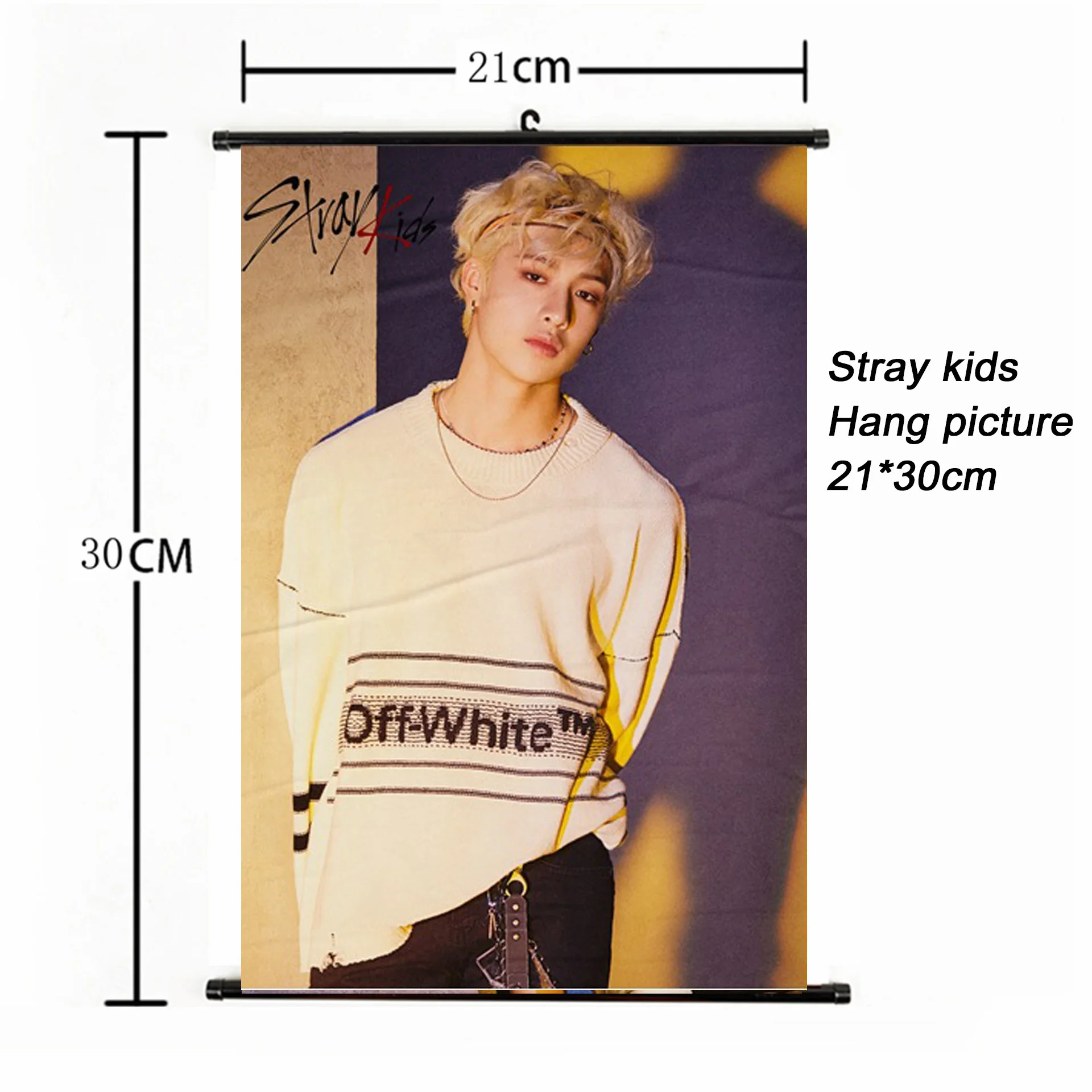 SKD00854 Модный Kpop Stray Kids Hang paintng 21*30 см постер stray kids signature желтая древесина альбом Фотокарта плакат вентиляторы коллекция - Цвет: SKD00854