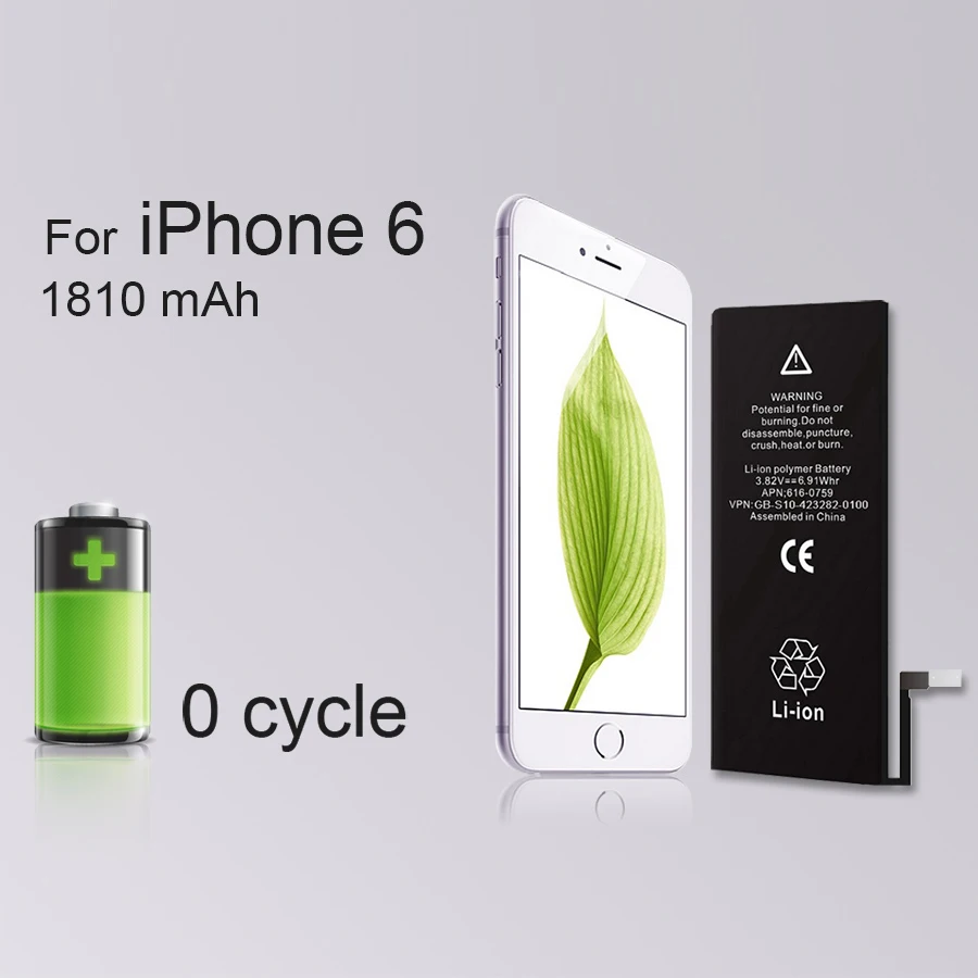 PINZHENG новый оригинальный сменный аккумулятор для телефона iPhone 6 6G iPhone6 реальная