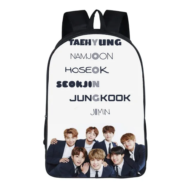 backpack 23 Школьный рюкзак Sac A Dos Kpop K-pop K Pop школьный рюкзак для девочек-подростков - Цвет: backpack 23