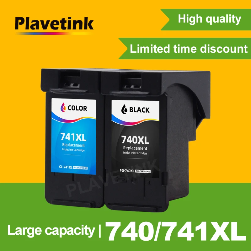 

Plavetink PG-740XL CL-741XL PG 740 CL 741 Remanufactured Ink Cartridge for Canon Pixma MG2170 MG2270 MG3170 MG3270 MG4170 MG4270