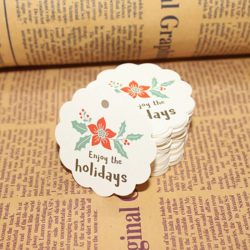 100 шт. подвесные этикетки из крафт-бумаги | Дом и сад