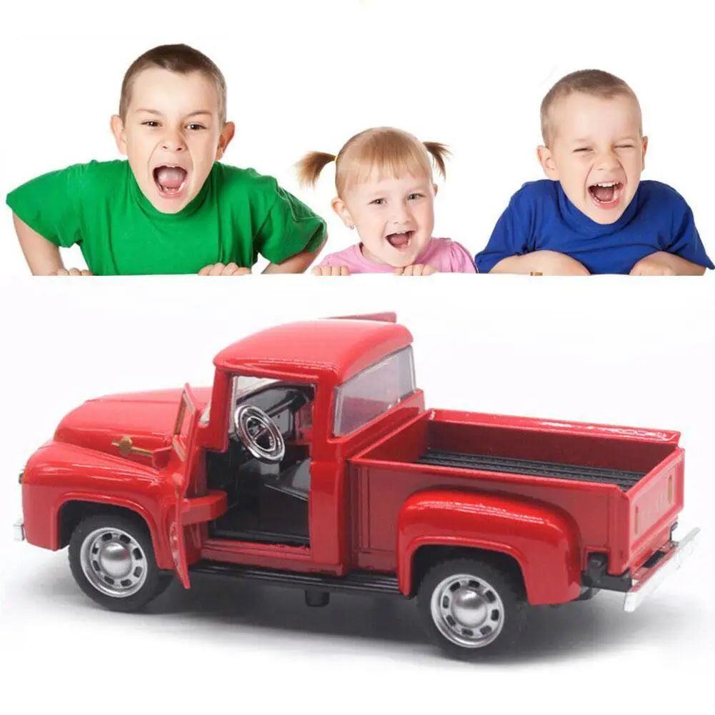 

1:32 Pickup Alloy Car Toy High Simulation Pickup Trucks Diecast Vehicles Miniature Car Model Toys Boy Gifts Pickup Alloy Car