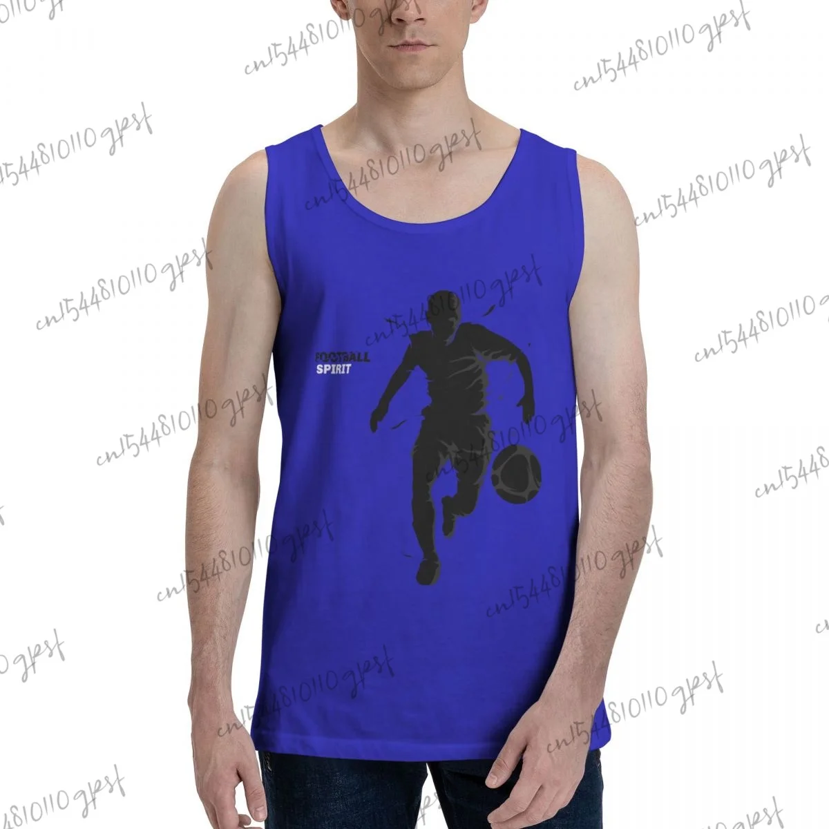 Men's bodybuilding clothing Football Soccer Splash Spirit gilet bape shark tank top men
