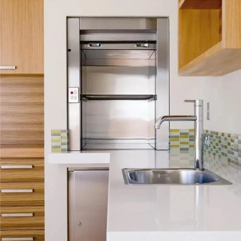 Маленькие кухонные шкафчики кухонный подъемник для продуктов Лифт |