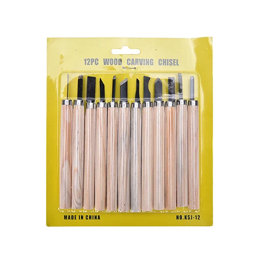 ZLinKJ 12 шт./лот набор резцов для сухой древесины инструменты ручной резьбы по