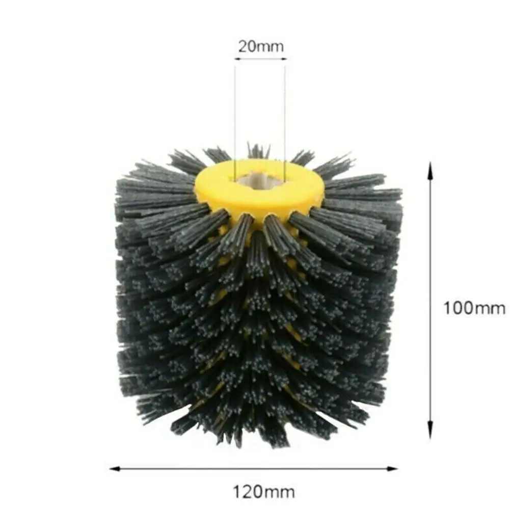 

Deburring Abrasive Wire Drawing Round Brush Head Polishing Carpenter tool Nylon Brushr Wheel Buffer Grinding Wheel Burnishi C3O7