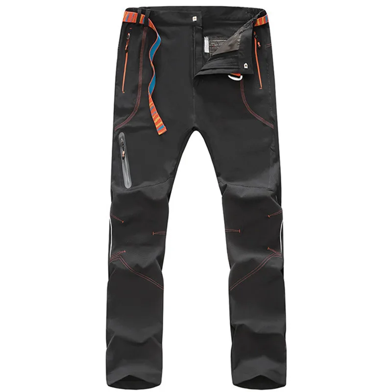LUTU весна лето быстросохнущие водонепроницаемые походные брюки мужские эластичные уличные охотничьи брюки для альпинизма, рыбалки, треккинга - Цвет: B style gray