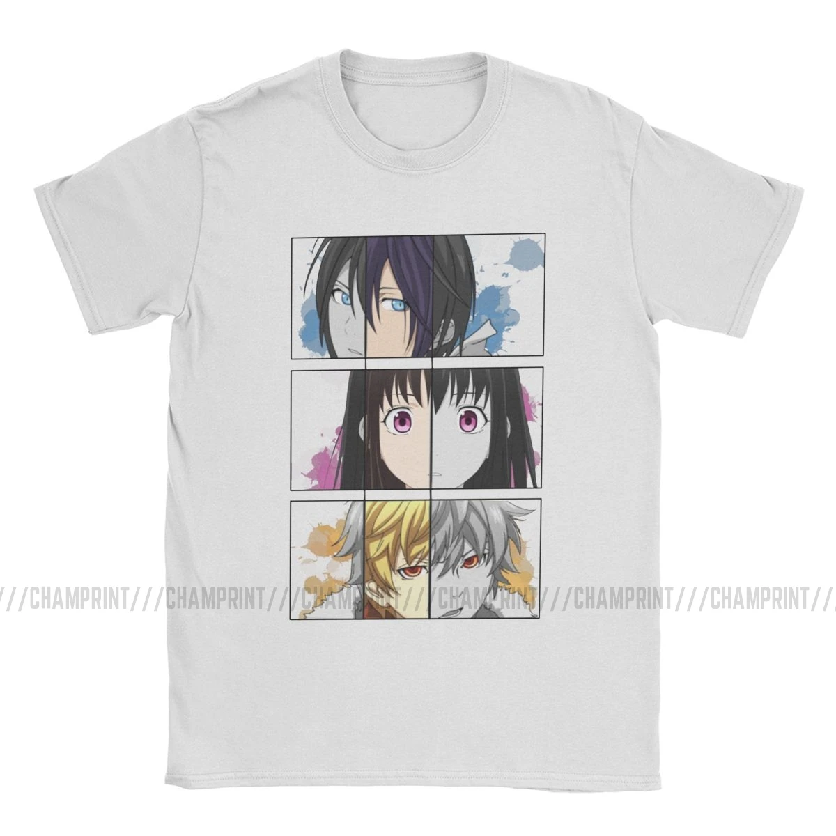Футболки Noragami мужские хлопковые футболки Аниме Ято Нико мафумафу камисама Ики