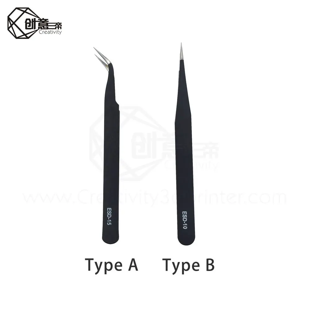 10 шт./партия антистатические пинцеты из нержавеющей стали | Компьютеры и офис
