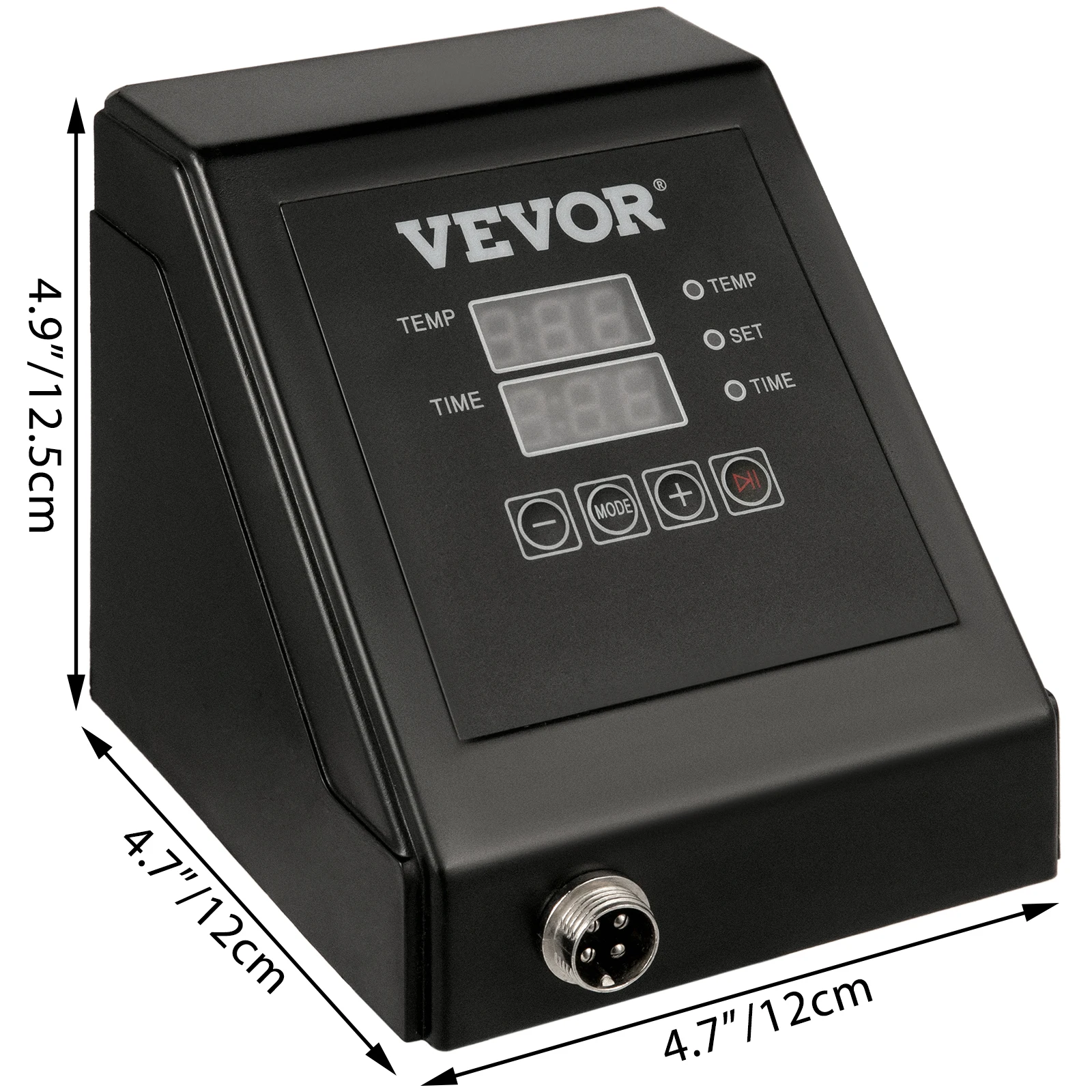 

VEVOR 1250W Heat Press Digital Controller Box with Thermistors & Smart Dual-screen Display for T-Shirt Mug Plate Cap Machine