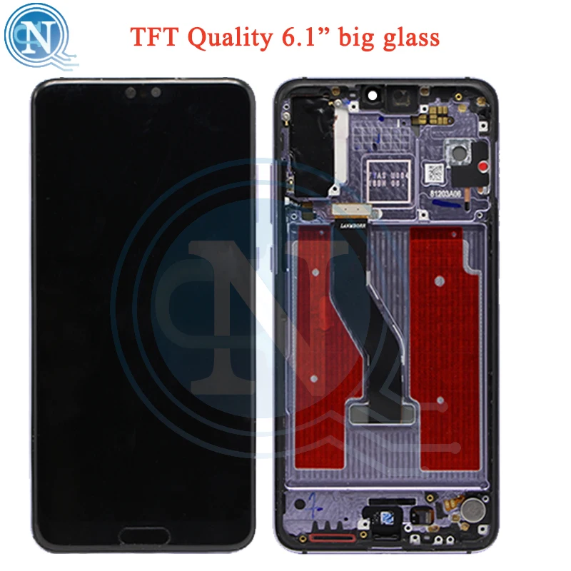 TFT ЖК-дисплей для Huawei P20 Pro с корпусом дисплей цифровым преобразователем
