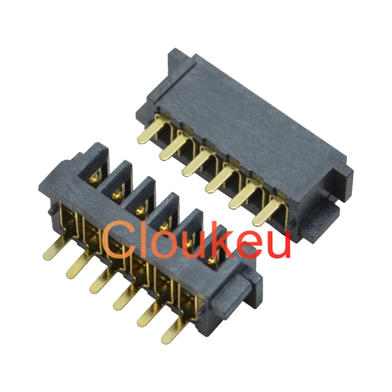 2 5 мм Шаг золото-Батарейка с покрытием гнездо ноутбука разъем аккумулятора