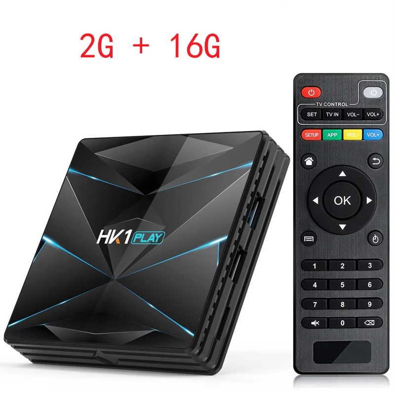 2G 16G TV BOX HK1 PLAY Smart tv Box Android 9,0 Amlogic S905X2 4 Гб DDR3 64 Гб макс 2,4G/5G двойной WiFi USB3.0 BT4.2 поддержка 4K H.265 медиаплеер - Цвет: 2G 16G TV BOX